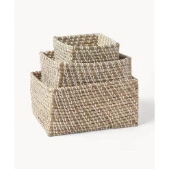 Online Set De Cestas De Jacintos De Agua Aleya, 3 Uds. Cajas De Almacenaje