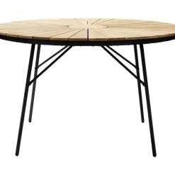 New Set De Comedor Para Exterior De Madera Teca Ellen, 5 Pzas. Muebles De Jardin