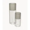 Clearance Set De Macetas De Metal Fenja, 2 Uds. Maceteros