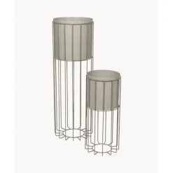 Clearance Set De Macetas De Metal Fenja, 2 Uds. Maceteros