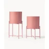 Sale Set De Maceteros De Metal Mina, 2 Uds. Maceteros
