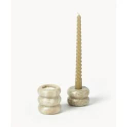 Best Set De Portavelas Y Candelabros 2En1 De Marmol Orta, 2 Uds. Portavelas