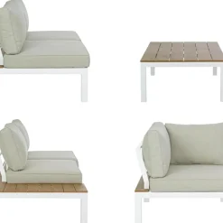 Clearance Set Lounge De Exterior Elias, 4 Pzas. Muebles De Jardin