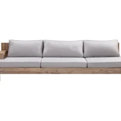 Clearance Set Lounge Para Exterior De Madera De Acacia Joshua, 4 Pzas. Muebles De Jardin