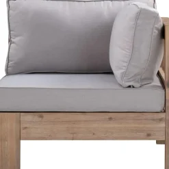 Clearance Set Lounge Para Exterior De Madera De Acacia Joshua, 4 Pzas. Muebles De Jardin