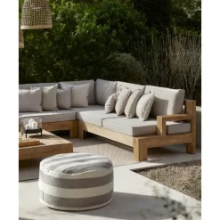 Clearance Set Lounge Para Exterior De Madera De Acacia Joshua, 4 Pzas. Muebles De Jardin
