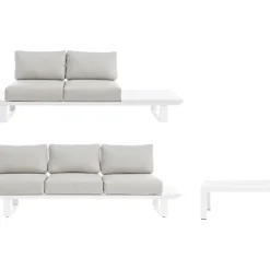 Online Set Lounge Para Exterior Konnor, 3 Pzas. Muebles De Jardin