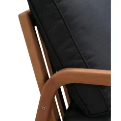 Fashion Set Lounge Para Exterior De Madera De Eucalipto Bergen, 4 Pzas. Muebles De Jardin
