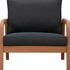 Fashion Set Lounge Para Exterior De Madera De Eucalipto Bergen, 4 Pzas. Muebles De Jardin