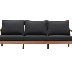 Fashion Set Lounge Para Exterior De Madera De Eucalipto Bergen, 4 Pzas. Muebles De Jardin