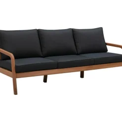 Fashion Set Lounge Para Exterior De Madera De Eucalipto Bergen, 4 Pzas. Muebles De Jardin