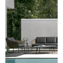 New Set Lounge Para Exterior Maribela, 3 Pzas. Muebles De Jardin
