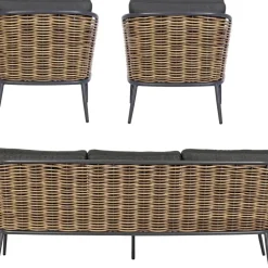 New Set Lounge Para Exterior Maribela, 3 Pzas. Muebles De Jardin