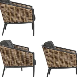 New Set Lounge Para Exterior Maribela, 3 Pzas. Muebles De Jardin