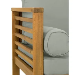 Discount Set Lounge Para Exterior De Madera De Acacia Bo, 4 Pzas. Muebles De Jardin