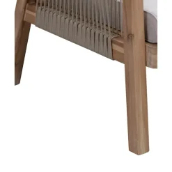 Discount Set Lounge Para Exterior De Madera De Acacia Lu, 4 Pzas. Muebles De Jardin