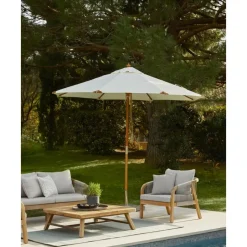 Discount Set Lounge Para Exterior De Madera De Acacia Lu, 4 Pzas. Muebles De Jardin
