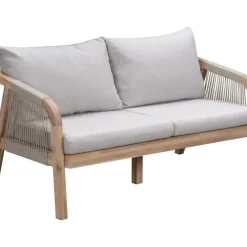 Discount Set Lounge Para Exterior De Madera De Acacia Lu, 4 Pzas. Muebles De Jardin