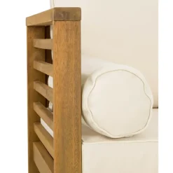 Sale Set Lounge Para Exterior De Madera De Acacia Bo, 4 Pzas. Muebles De Jardin