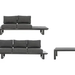 Best Set Lounge Para Exterior Konnor, 3 Pzas. Muebles De Jardin