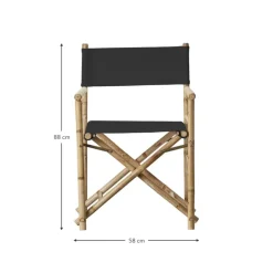 Discount Silla De Bambu Para Exterior Con Cojin De Asiento Mandisa Muebles De Jardin