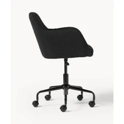 Hot Silla De Escritorio En Tejido Boucle Lucie Sillas De Escritorio