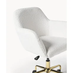 Best Silla De Escritorio En Tejido Boucle Lucie Sillas De Escritorio
