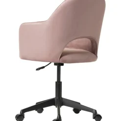 Sale Silla De Oficina Con Reposabrazos De Terciopelo Rachel, Altura Regulable Sillas De Escritorio