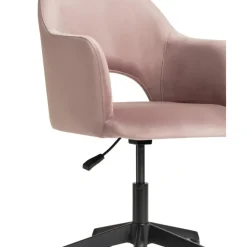 Sale Silla De Oficina Con Reposabrazos De Terciopelo Rachel, Altura Regulable Sillas De Escritorio