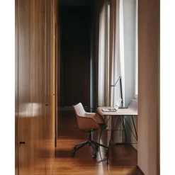 New Silla De Oficina Con Reposabrazos Q/Wood, Altura Regulable Sillas De Escritorio