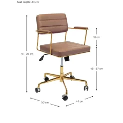 Online Silla De Oficina De Cuero Sintetico Dottore Sillas De Escritorio