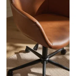 Outlet Silla De Oficina De Cuero Sintetico Fiji Sillas De Escritorio