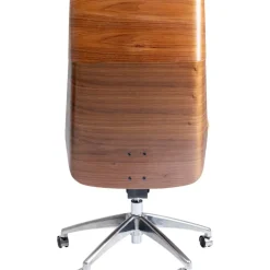 New Silla De Oficina De Cuero Sintetico Rouven, Altura Regulable Sillas De Escritorio