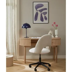 Clearance Silla De Oficina De Terciopelo Rachel, Altura Regulable Sillas De Escritorio