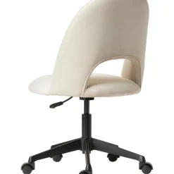 Clearance Silla De Oficina De Terciopelo Rachel, Altura Regulable Sillas De Escritorio