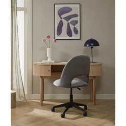 Fashion Silla De Oficina De Terciopelo Rachel, Altura Regulable Sillas De Escritorio