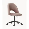 Outlet Silla De Oficina De Terciopelo Rachel, Altura Regulable Sillas De Escritorio