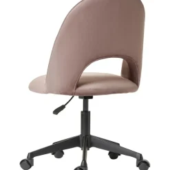 Outlet Silla De Oficina De Terciopelo Rachel, Altura Regulable Sillas De Escritorio