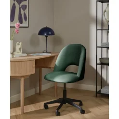 Online Silla De Oficina De Terciopelo Rachel, Altura Regulable Sillas De Escritorio