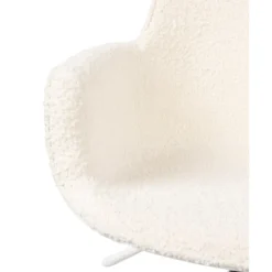 Hot Silla De Oficina En Tejido Boucle Albert, Regulable En Altura Sillas De Escritorio