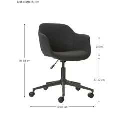 Sale Silla De Oficina Tapizada Fiji Sillas De Escritorio