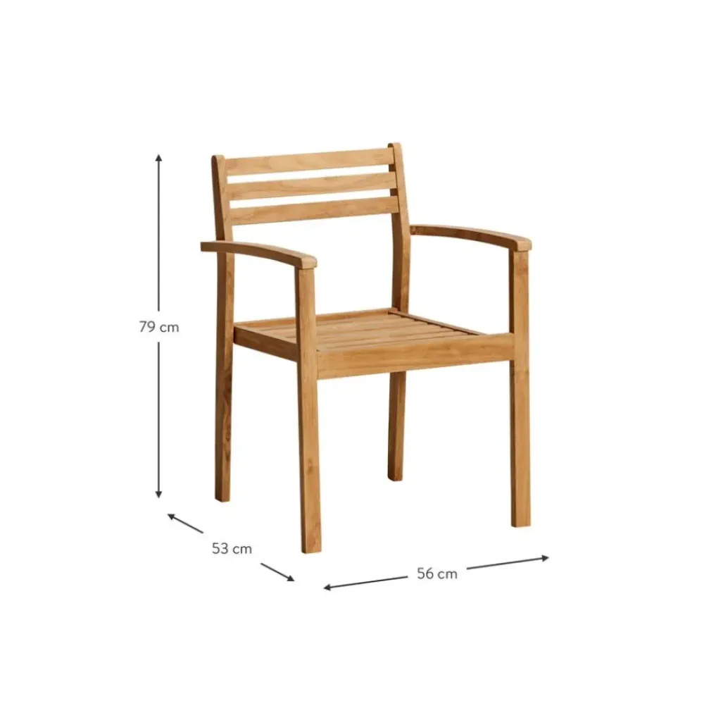 Hot Silla Para Exterior De Teca Oxford Muebles De Jardin