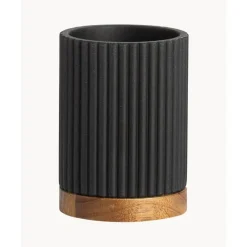 Fashion Vaso Cepillo De Dientes Con Madera Laura Portacepillos De Dientes