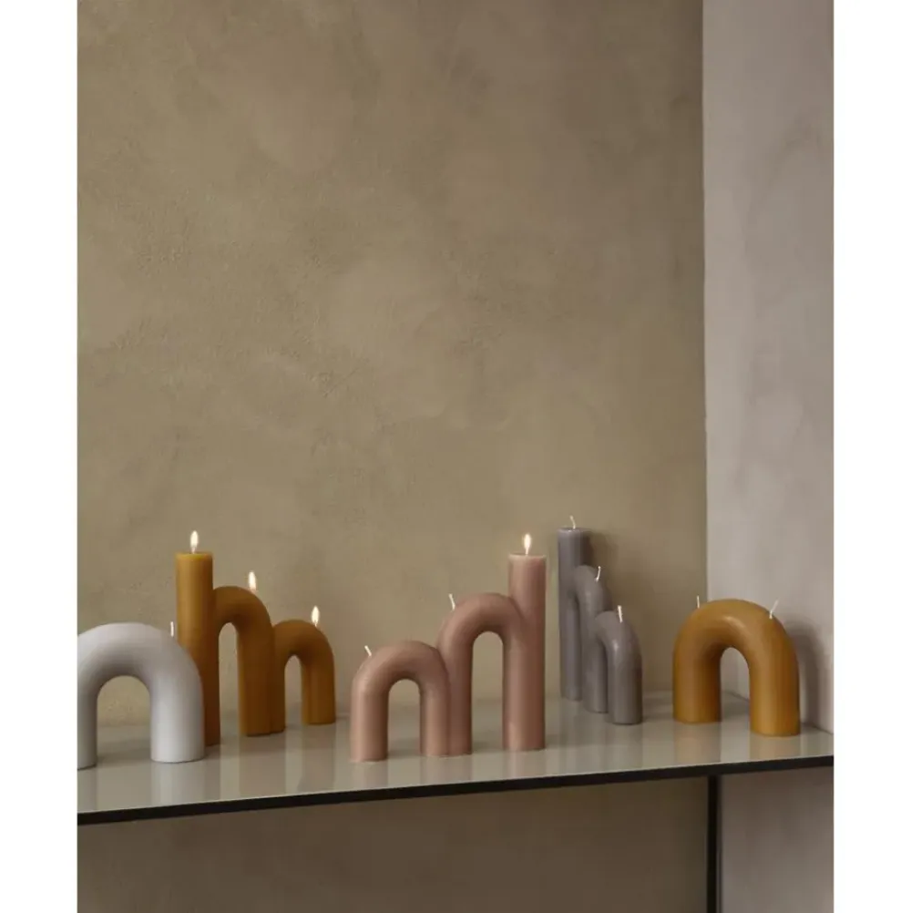 Outlet Vela De Dos Mechas Bend Velas Decorativas