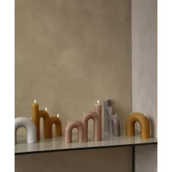 Clearance Vela De Dos Mechas Bend Velas Decorativas