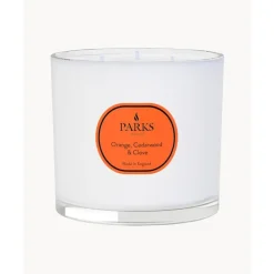 Outlet Vela Perfumada Con Tres Mechas Aromatherapy (Naranja, Cedro Y Clavo) Velas Perfumadas