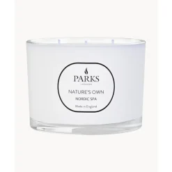 Hot Vela Perfumada De Tres Mechas Nature'S Own (Vetiver, Jengibre Y Cardamomo) Velas Perfumadas