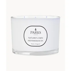 Hot Vela Perfumada De Tres Mechas Nature'S Own (Verbena Andaluza, Lavanda Y Citricos) Velas Perfumadas