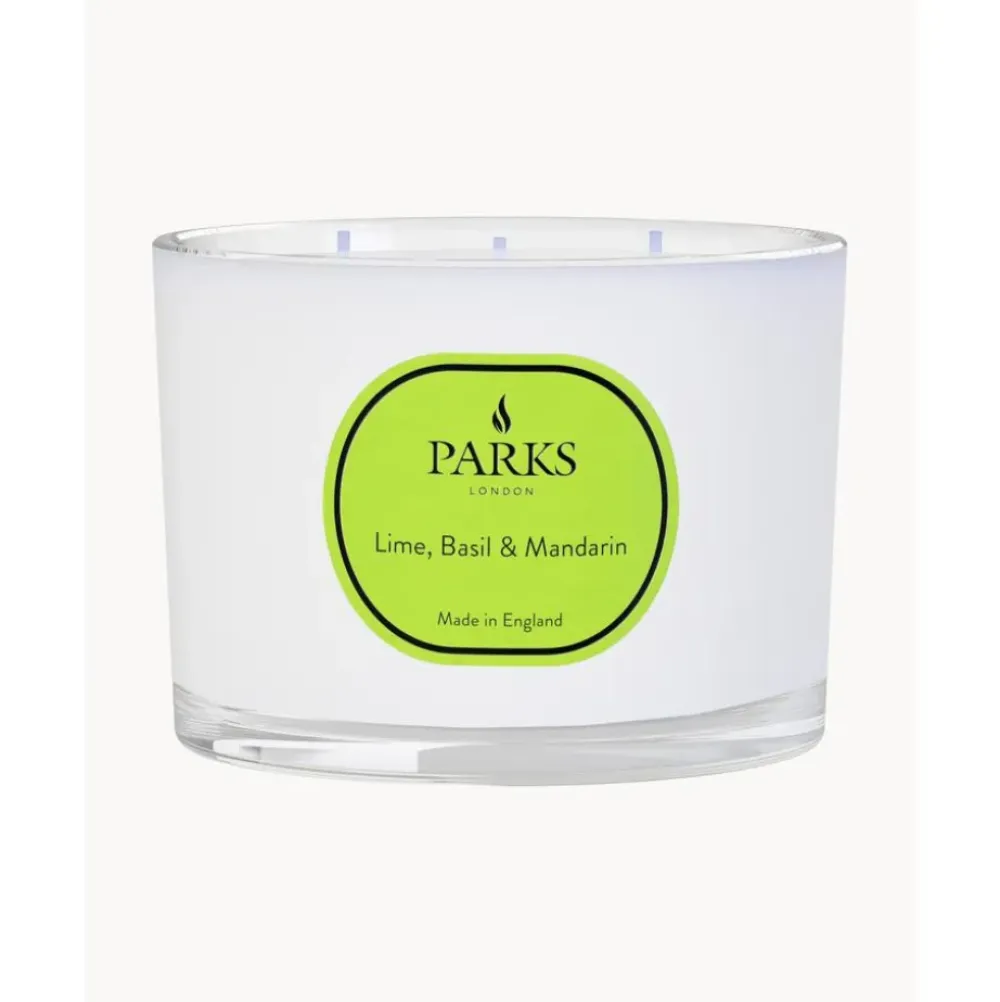 Discount Vela Perfumada De Tres Mechas Vintage Aromatherapy (Lima, Albahaca Y Mandarina) Velas Perfumadas