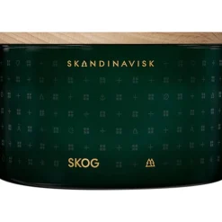 New Vela Perfumada Tres Mechas Skog (Pino, Pinas, Savia De Abedul) Velas Perfumadas